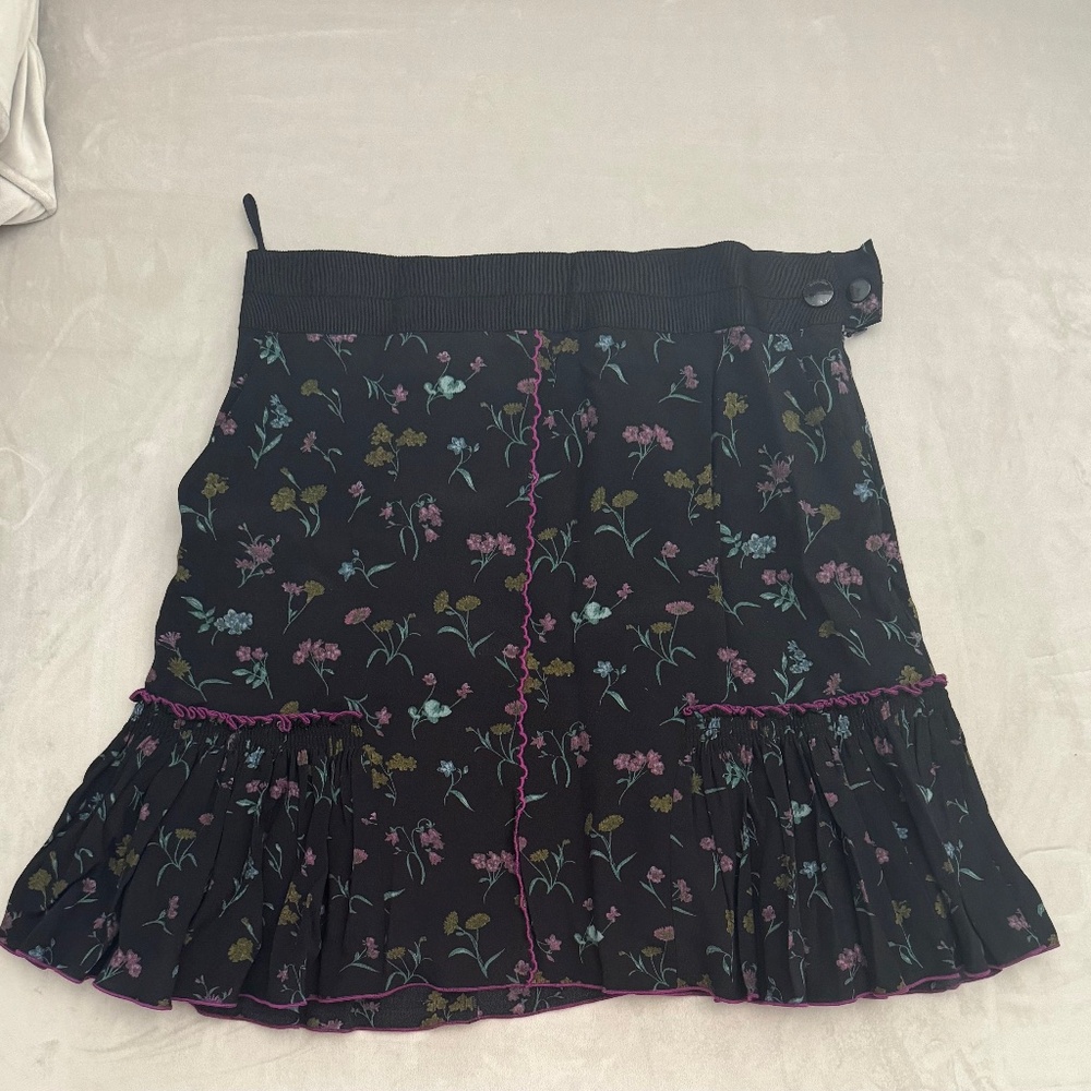 COACH Floral Mini Skirt